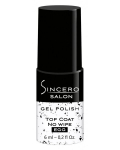 Geellaki pealislakk "Sincero Salon", Top Coat No wipe, Egg, 6ml