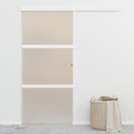 vidaXL l&uuml;kanduks, pehmed piirajad, ESG-klaas ja alumiinium 90 x 205 cm