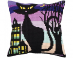 Tikkimiskomplekt padi "Must graatsia" Collection D'Art 40x40cm