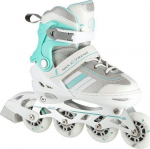 Reguleeritava suurusega uisud-rulluisud Nils Extreme NH18191, valge