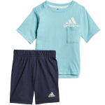 Poiste spordikomplekt, Adidas Infants BOS Logso Summer Set Junior GM8943, sinist v&auml;rvi