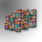 Viieosaline reproduktsioon Kassipojad ja kutsikad