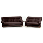 Pehme m&ouml;&ouml;bli komplekt Spencer, tumepruun, , tumepruun 8041, jalad - kask
