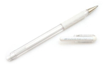 Pentel Hybrid K118 geelpliiats, valge