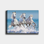 Reproduktsioon Valged hobused