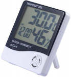 H&uuml;gromeeter, digitaalne kell, termomeeter, Hygromeeter thermometer