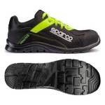 Turvasaappaat - Sparco - Practice 07517 - S1P SRC - Ultrakevyet - Unisex - Musta ja keltainen