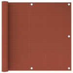 vidaXL r&otilde;dusirm, terrakota, 90 x 400 cm, HDPE
