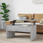 Diivanilaud, hall tamm, 80x50,5x41,5cm, puit