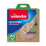 VILEDA Ściereczka Mikrofibra 100% Recycled 3 szt.