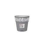 Lillepott Self-watering pot Gaia, hall, plastmass (25 x 25 x 25 cm)