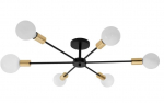 Lamp Spider 6 Black Gold APP501-6C