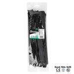 Kaabliside sildiga Must 4,8 x 380mm