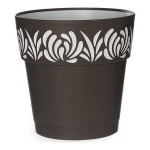Self-watering pot Gaia Antratsiithall Plastmass (25 x 25 x 25 cm)