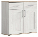 Kummut Romance KOM2D2S, valge/pruun