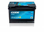 K&auml;ivitusaku Exide AGM 62Ah 680A 242x175x190-+