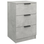 vidaXL &ouml;&ouml;kapp, betoonhall, 40 x 36 x 65 cm