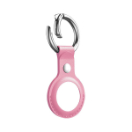 AirTag nahast Key Ring &ndash; Roosa