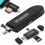SD-kaardi lugeja usb usb -c micro usb 3 in1