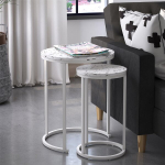 CosmoLiving Amelia Nesting Tables, Terrazzo