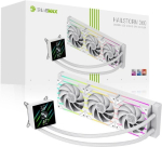Gamemax protsessori vedelikjahutus HAILSTORM 360 LCD WH, 66.89 cfm, TDP kuni 330W, ARGB ventilaator, 800-2000 rpm