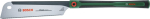 Bosch Dozuki Japanese Saw 270 mm (precise straight cuts in wood/plastic flexible SK5 steel blade Softgrip handle)