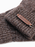 Ombre meeste kindad OM-ACGL-0110, pruun melange, brown