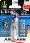 Ansmann 18650 9,36 Wh spetsiaalne 18650 Li-Ion 3.7 V 2600 mAh laaditav aku 1 tk