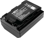 Aku Ansmann aku A-Son NP FZ-100 1400-0079, 2000 mAh, 7.4 V, Li-ion, kaamera aku, must, asendab NP-FZ100, Sony jaoks