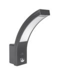 Maclean LED lamp liikumisanduriga MCE244G, 10W, 750lm, IP54, 3-2000 lux, alumiinium, neutraalne valge