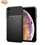 Telefoni&uuml;mbris TakeMe Thunder, Samsung Galaxy A13 (A136U) / A04S (A047F), TPU &uuml;li&otilde;huke, must