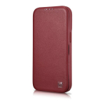 iCarer Leather iPhone 14 Plus Flip Magnetic MagSafe Red (WMI14220715-RD)