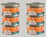 Kassitoit Almo Nature Daily, pasteet tuunikala ja kanaga, 6x85 g