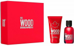 Komplekt naistele: Dsquared2 Red Wood EDT 100 ml + kehakreem 150 ml