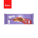 K&uuml;psised MILKA Jaffa, vaarikamaitselise t&auml;idisega, 147 g x 6 tk. pakett