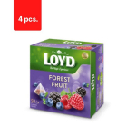 Puuviljatee LOYD, metsamarja maitsega, 50 x 2g x 4 pakki.