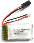 7.4V 850mAh laetav Lipo aku 1/16 XLH 9130 9136 9137 RC 4WD Rocker Crawler veoauto jaoks.
