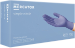&Uuml;hekordsed nitriilkindad Mercator Simple Nitrile, 100 tk, S
