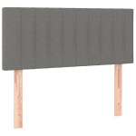 vidaXL voodiraam peats, tumehall, 80x5x78/88 cm, kangas