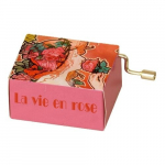 Muusikakast La vie en rose Art Nouveau, punane