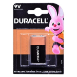 Duracell 9V leelispatarei (6F22) 1 tk.