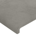 vidaXL voodipeatsid 2 tk, helehall, 72x5x78/88 cm, kangas