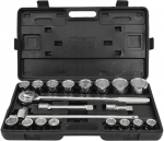 3/4" v&otilde;tmete komplekt - AWTOOLS - 21 t&uuml;kki - CrV otsikud 16 suuruses - 24 hammastega ratas - Plastikkarp