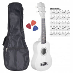 Sopran ukulele komplekt NN UK 01, valge