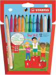 STABILO viltpliiats, Trio A-Z, 12 v&auml;rvi