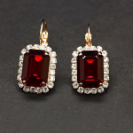 Naiste k&otilde;rvar&otilde;ngad DiamondSky &bdquo;Lourdes II Siam&ldquo; koos Swarovski kristallidega