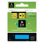 Pol&uuml;prop&uuml;leenist kleeplint D1 Dymo, kollane, 9 mm x 7 m