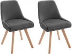 2-osaline toolikomplekt Notio Living Rafi, tumehall