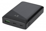 Akupank Akupank Deltaco PB-C1000 10000mAh, 1xUSB-C, 1xUSB-A, QuickCharge 3.0, must