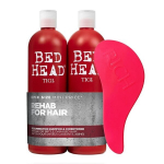 Komplekt TIGI Bed Head Resurrection: &scaron;ampoon 750ml + palsam 750ml + RICH juuksehari